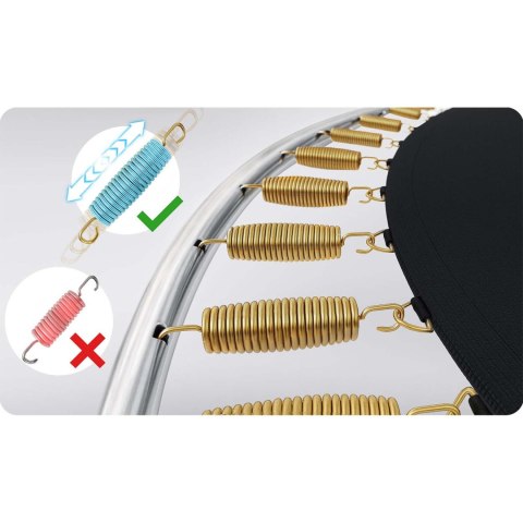 Trampolina ogrodowa 6ft/183cm z siatką wewnętrzną i drabinką