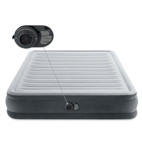 Materac dmuchany 203x152x33 cm z wbudowaną pompką elektryczną INTEX 67770ND