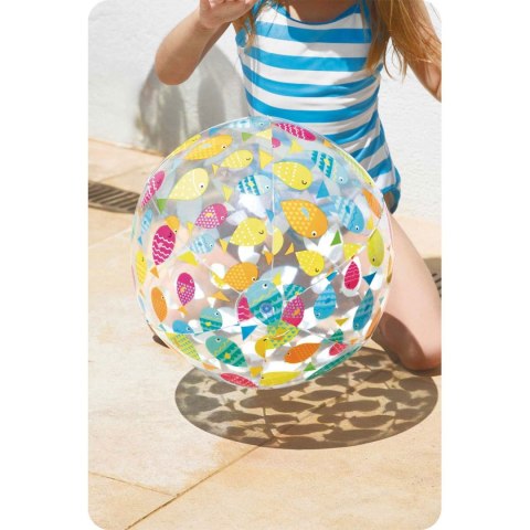 Dmuchana piłka plażowa wesołe rybki 51 cm INTEX 59040