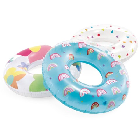 Koło do pływania kwiaty 81 cm INTEX 59259