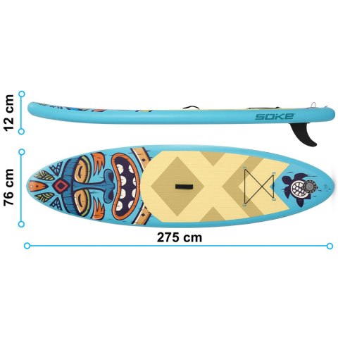 Deska SUP Aquasurf 275 x 76 x 12 cm Soke 850000