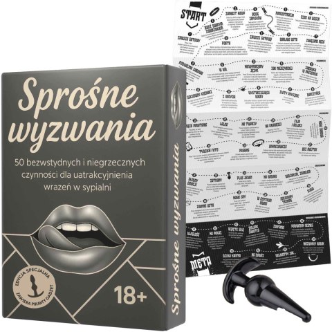 Gra Planszowa Dla Dorosłych - SPROŚNE WYZWANIA - 50 NIEGRZECZNYCH ZADAŃ