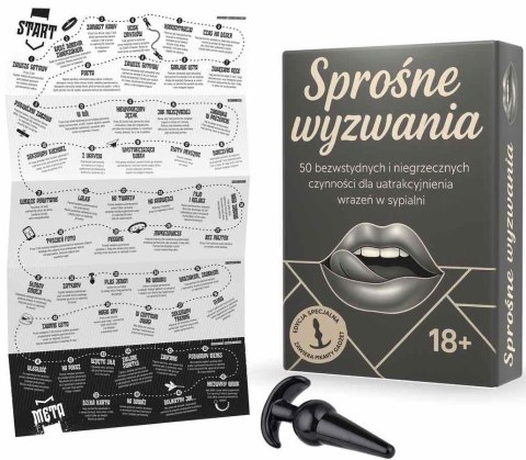 Gra Planszowa Dla Dorosłych - SPROŚNE WYZWANIA - 50 NIEGRZECZNYCH ZADAŃ