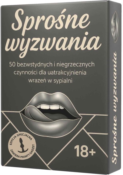Gra Planszowa Dla Dorosłych - SPROŚNE WYZWANIA - 50 NIEGRZECZNYCH ZADAŃ