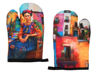 Kpl. Łapka i rękawica kuchenna - F. Kahlo, Autoportret (CARMANI)