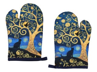 Kpl. Łapka i rękawica kuchenna - Inspirowane malarstwem V. van Gogh (CARMANI)