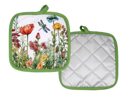 Kpl. Łapka i rękawica kuchenna - L. Lozano, Kwiaty polne (CARMANI)