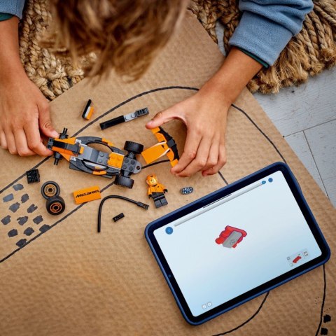 Klocki city 60442 f1 kierowca i bolid mclaren