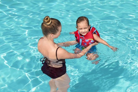 Kamizelka do Pływania dla Dzieci z Piankową Wyściółką Disney Mickey BESTWAY 51 cm