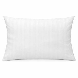 Poszewka hotelowa na zakładkę PASY 2cm biała/70x80 (promocja)