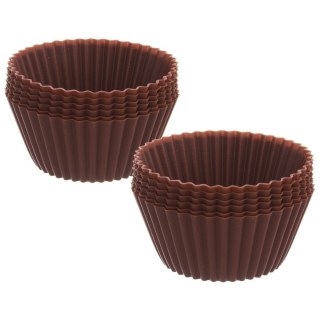 Foremki do Muffinek Silikonowe ORION SILLINIE 5,5 cm do Zmywarki 12 szt.