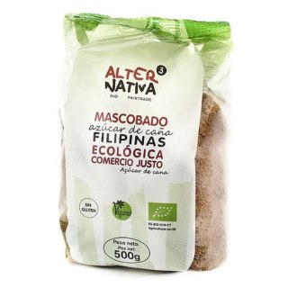 CUKIER TRZCINOWY MASCOBADO BEZGLUTENOWY BIO 500 g - ALTERNATIVA3