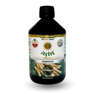PROBIOTYK Z ASHWAGANDHĄ BEZGLUTENOWY BIO 500 ml - JOY DAY