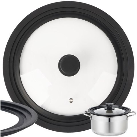 Pokrywka silikonowa 3 w 1 28/30/32cm Ruhhy 25561