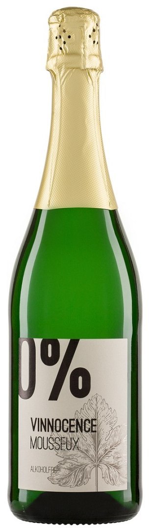 WINO BEZALKOHOLOWE BIAŁE PÓŁSŁODKIE MUSUJĄCE BIO 750 ml - VINNOCENCE MOUSSEUX