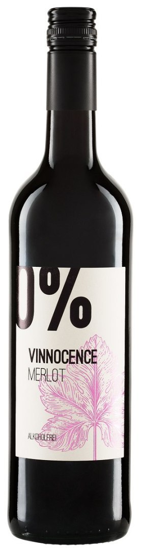 WINO BEZALKOHOLOWE MERLOT CZERWONE SŁODKIE BIO 750 ml - VINNOCENCE