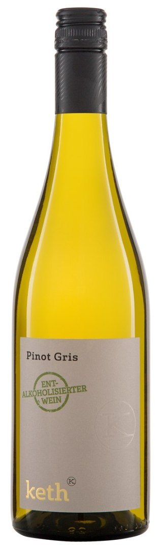 WINO BEZALKOHOLOWE PINOT GRIS BIAŁE PÓŁWYTRAWNE BIO 750 ml - KETH