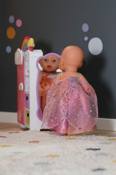 Sukienka tęczowa baby born 43 cm