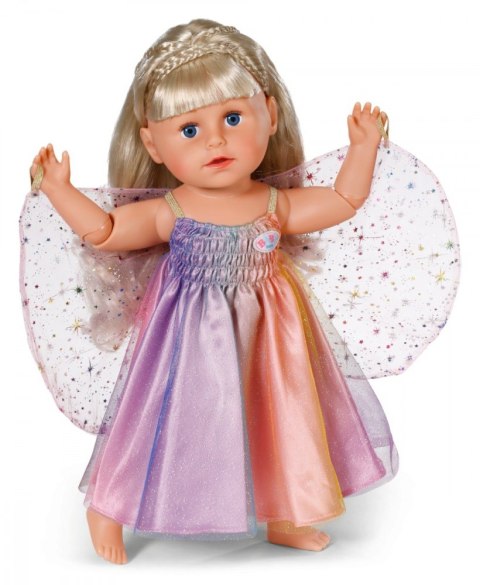 Sukienka tęczowa baby born 43 cm