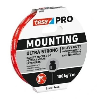 Taśma montaż.dwustr.pian.1.5m:19mm pro ultra strong
