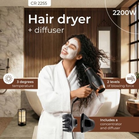 CR 2255 Suszarka 2200w + dyfuzor