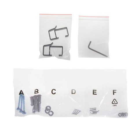 Uchwyt / wieszak do TV lub monitora Maclean, max. VESA 100x100, 13-32", 30kg, czarny, MC-417