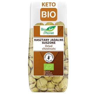 KASZTANY JADALNE SUSZONE BEZGLUTENOWE BIO 200 g - BIO PLANET