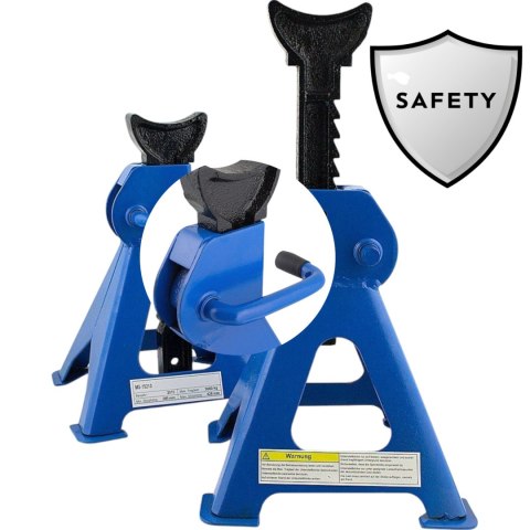 Kobyłki samochodowe 3t warsztatowe podstawki podpory zestaw 2x stalowe