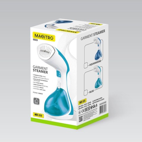 Parownica do ubrań 1500W Maestro MR-355-AQUAMARINE