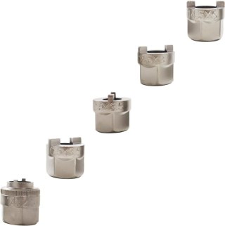 Zestaw nasadek do amortyzatorów BITUXX 5 el. 10,5-14,5 mm CrV