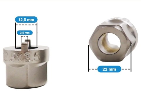 Zestaw nasadek do amortyzatorów BITUXX 5 el. 10,5-14,5 mm CrV