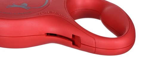 Smycz NEW CLASSIC S taśma -5m -do 15kg czerwony