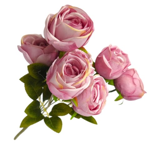 Bukiet róż do flakonu różowe róże sztuczne kwiaty do kompozycji