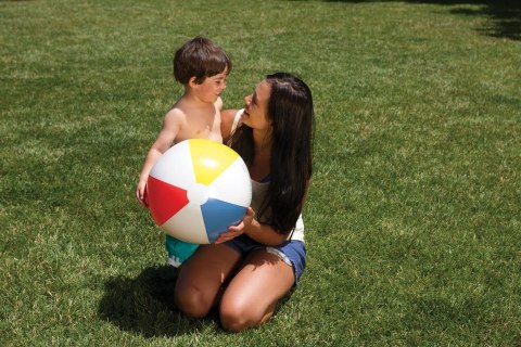 Dmuchana piłka plażowa o średnicy 51 cm INTEX 59020