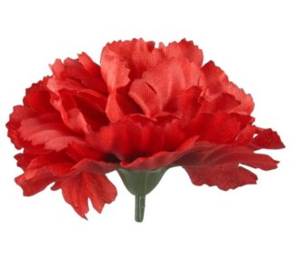 Goździk satynowy czerwony czerwona główka goździka wyrobowa