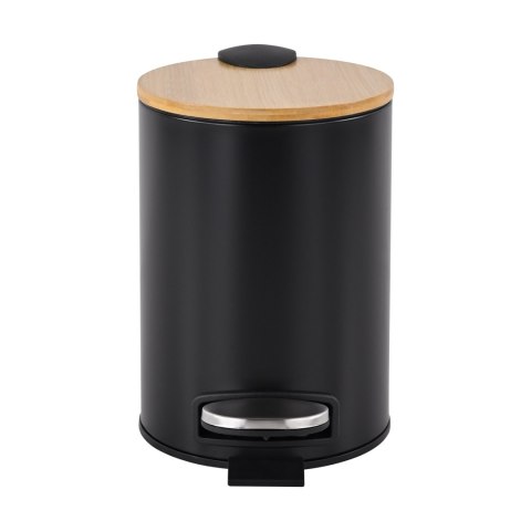 Kosz na śmieci łazienkowy 3l (czarny)