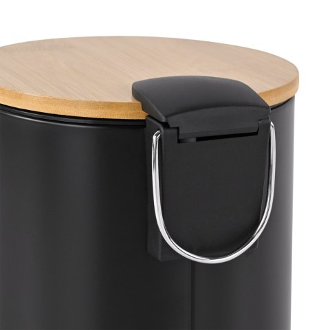 Kosz na śmieci łazienkowy 3l (czarny)