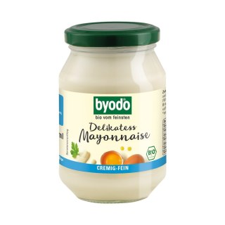MAJONEZ JAJECZNY DELIKATNY BEZGLUTENOWY BIO 250 ml - BYODO