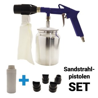 Pistolet do piaskowania na sprężone powietrze do kompresora Zestaw