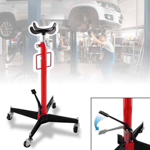 Podnośnik stojak do silników i skrzynie biegów do 500kg 105-185cm Niebieski