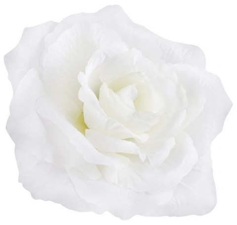 Róża francuska kremowa biała główka wyrobowa sztuczne kwiaty do kompozycji