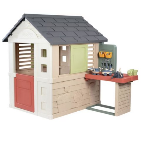 SMOBY Domek z Warsztatem + 39 akcesoriów