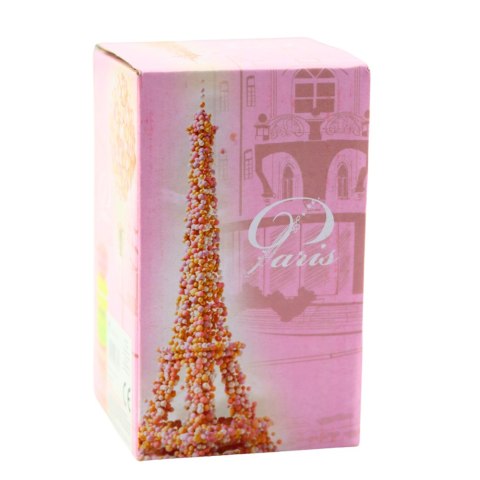 Wieczna Róża Kryształowa w Kopule z Oświetleniem LED z Serduszkiem 14x8cm