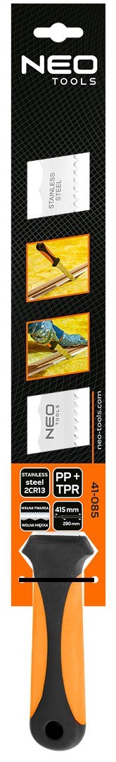 Nóż do wełny mineralnej 415 mm, ostrze 280 mm