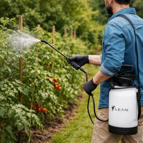 Ręczny Opryskiwacz Ciśnieniowy Do Podlewania Nawożenia Opryskiwania LEAN 5L