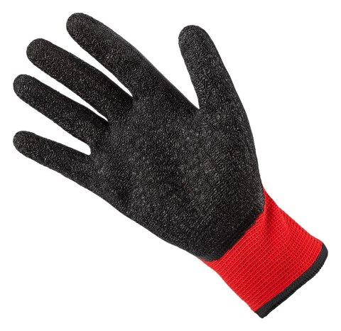 Rękawice robocze, poliester pokryty lateksem (crincle), 3131X, rozmiar 11