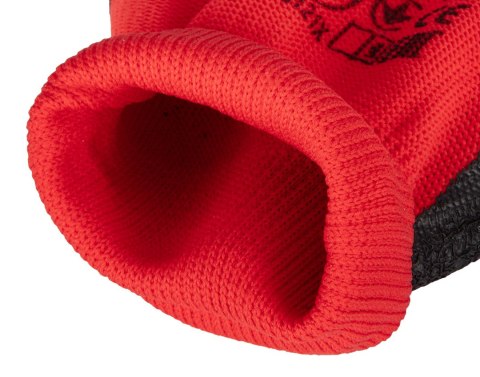 Rękawice robocze, poliester pokryty lateksem (crincle), 3131X, rozmiar 11