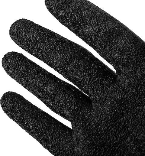 Rękawice robocze, poliester pokryty lateksem (crincle), 3131X, rozmiar 9 (karta)