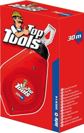 Sznurek traserski 30 m, plastikowa obudowa