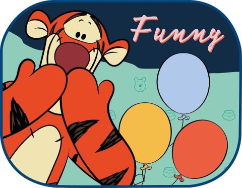 Zasłonki boczne 2 szt 44*35cm kubuś puchatek